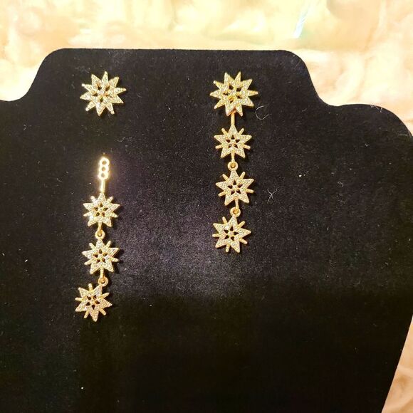 Nickel free, Swarovski crystals 🌟 firebursts, sizeable for length,or wear alone - Picture 1 of 1